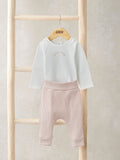 Mamas & Papas Pink Little Sister Bodysuit & Leggings Set