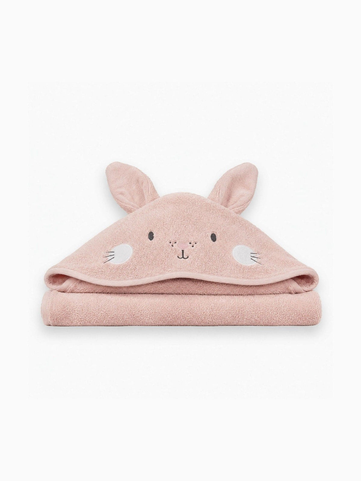 MORI Pink Bunny Supersoft Hooded Towel
