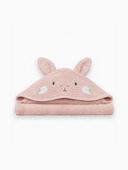 MORI Pink Bunny Supersoft Hooded Towel