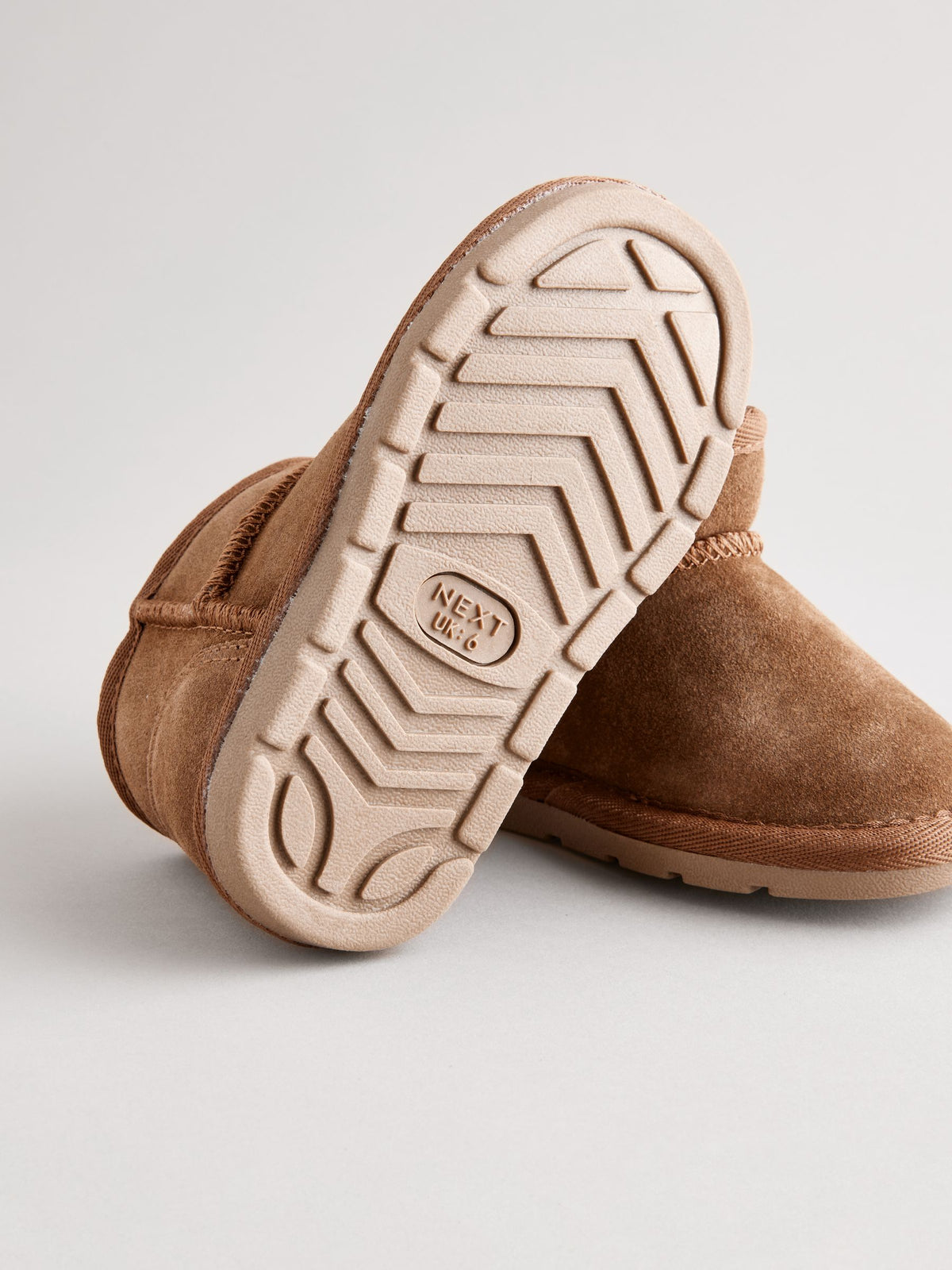 Tan Brown Warm Lined Suede Boots