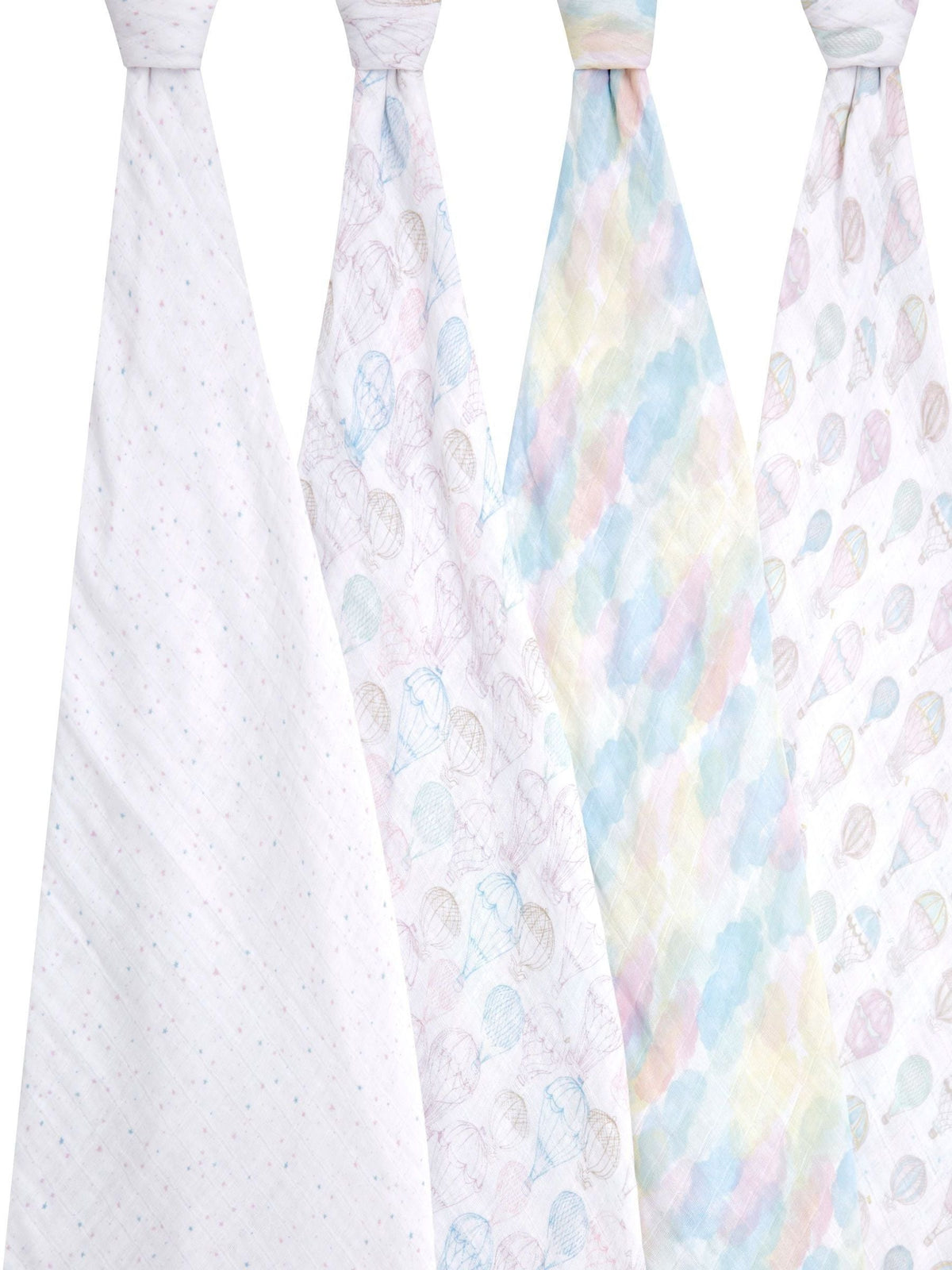 aden + anais Pink Cotton Muslin Blankets 4 Pack