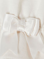 River Island Cream Bow Frill Sweatshirt & Joggers Set
