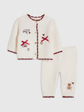 River Island Cream Little Princess Cardigan Set