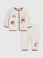 River Island Cream Little Princess Cardigan Set