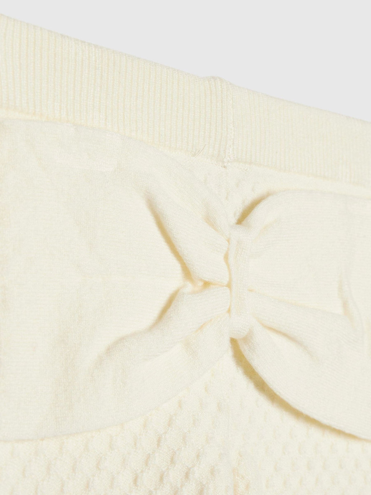 River Island Cream Bow Cardigan & Leggings Set