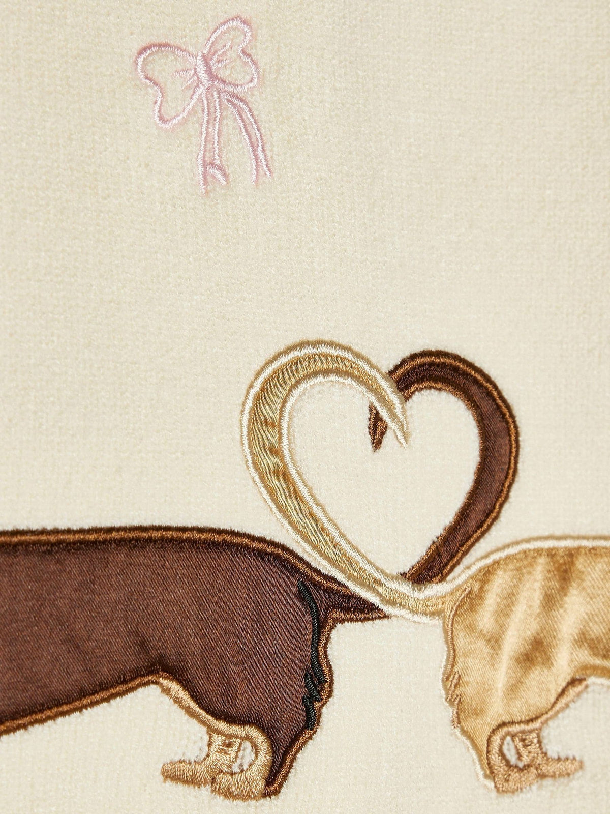 River Island Cream Sausage Dog Cardigan & Leggings Set