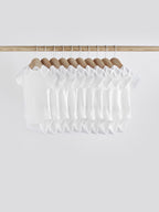 White Essential 10 Pack Short Sleeve Bodysuits