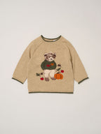 Rock-A-Bye Baby Boutique Light Beige True Knit Jumper and Leggings Set