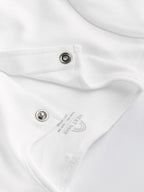White 5 Pack 100% Cotton Baby Sleepsuits (0-18mths)