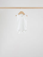 White 10 Pack Baby Vest Bodysuits