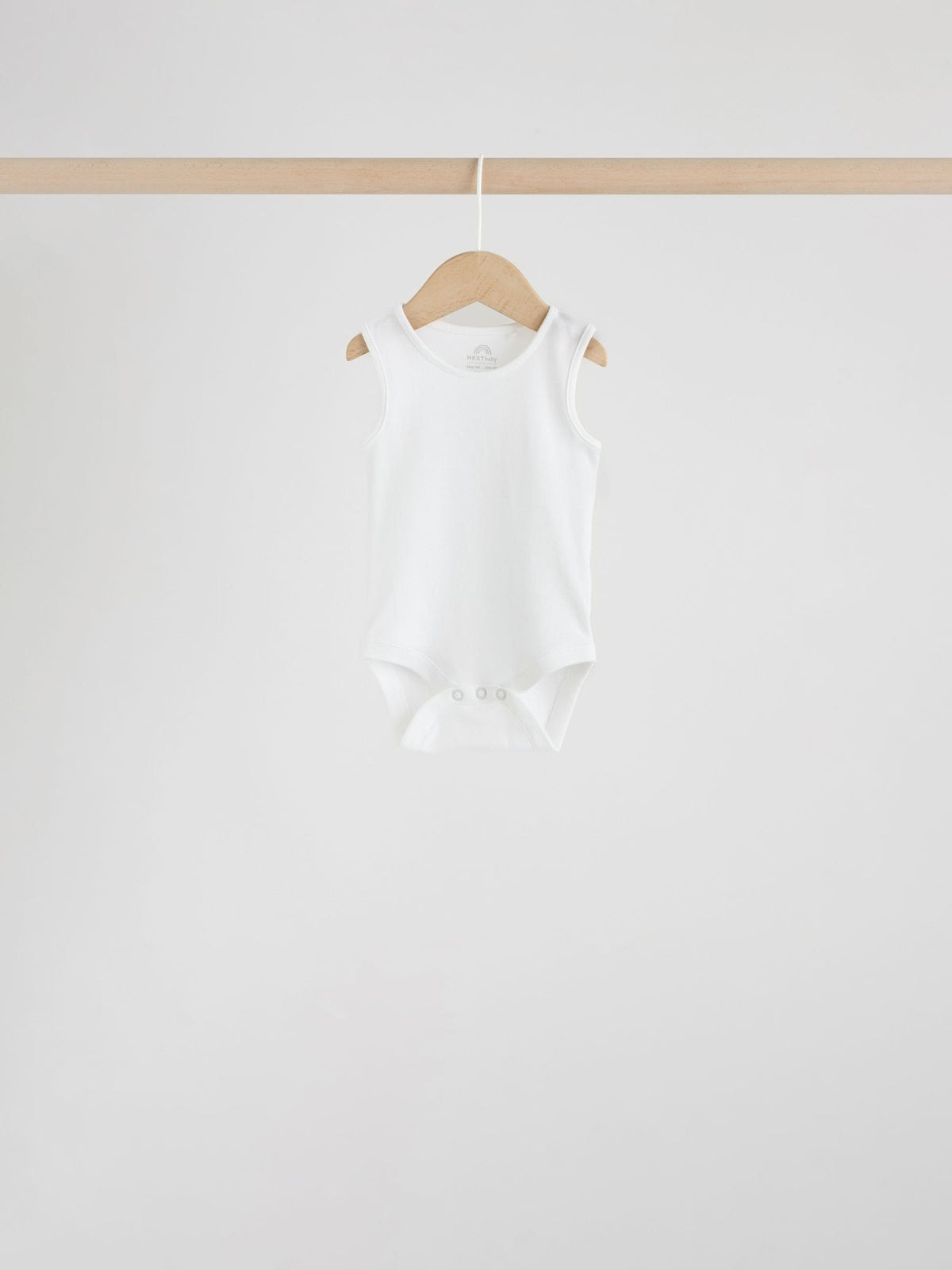 White 10 Pack Baby Vest Bodysuits