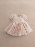 Mamas & Papas Pink Bubble Sleeve Dress