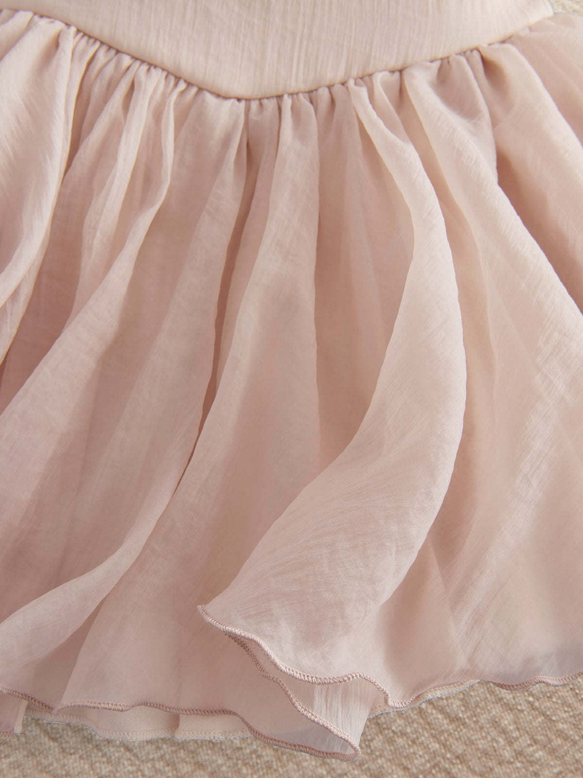 Mamas & Papas Pink Bubble Sleeve Dress