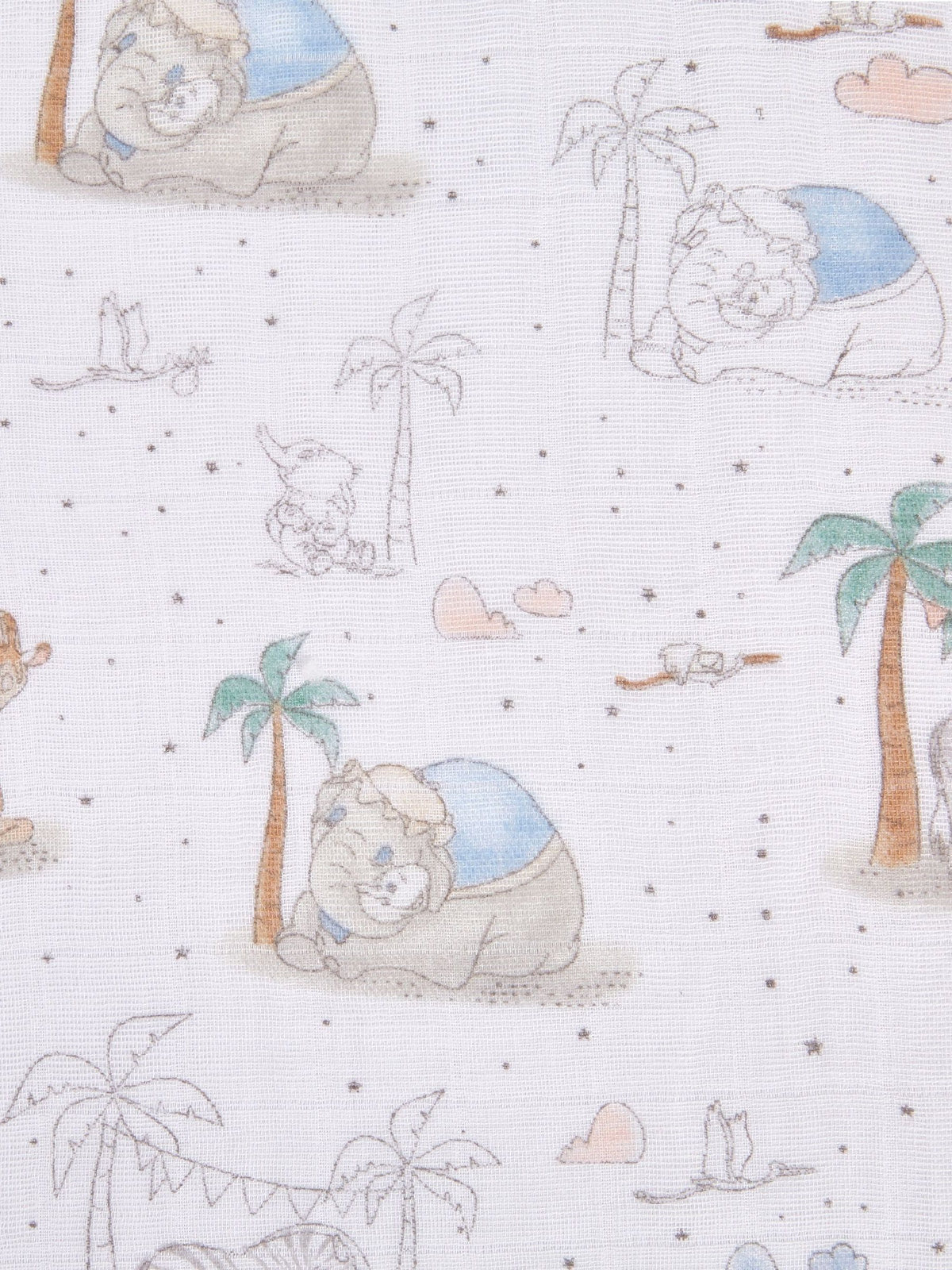 aden + anais White Large 100% Cotton Muslin Blankets 3 Pack