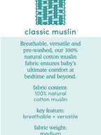aden + anais White Large 100% Cotton Muslin Blankets 3 Pack