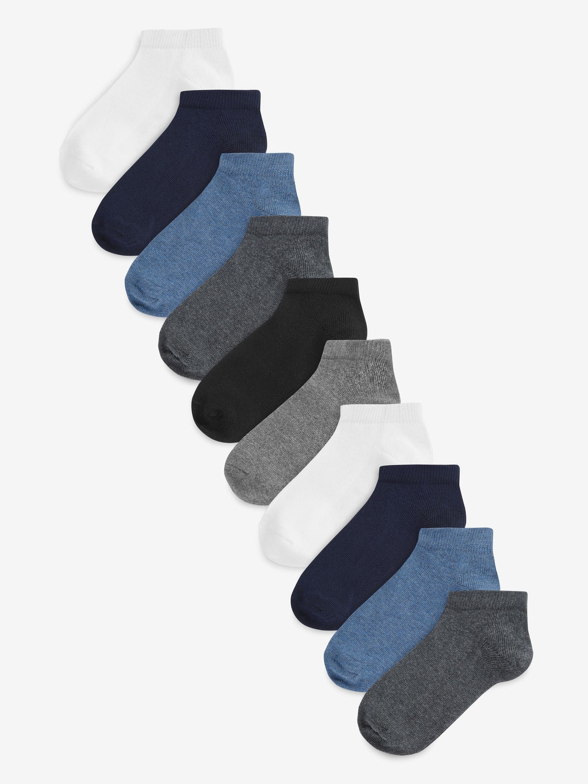 Multi 10 Pack Trainer Socks