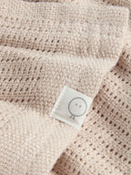 MORI Neutral Biscuit Brown Blend Cellular Baby Blanket