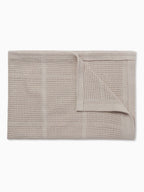 MORI Neutral Biscuit Brown Blend Cellular Baby Blanket