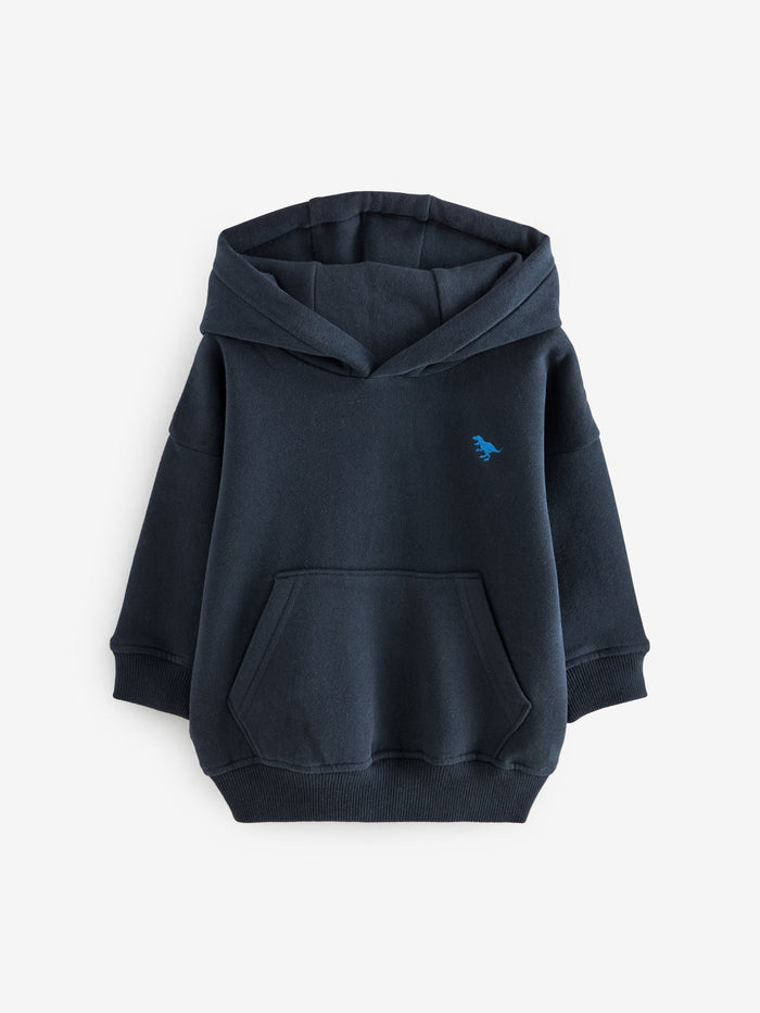 Navy Blue Soft Touch Hoodie (3mths-7yrs)
