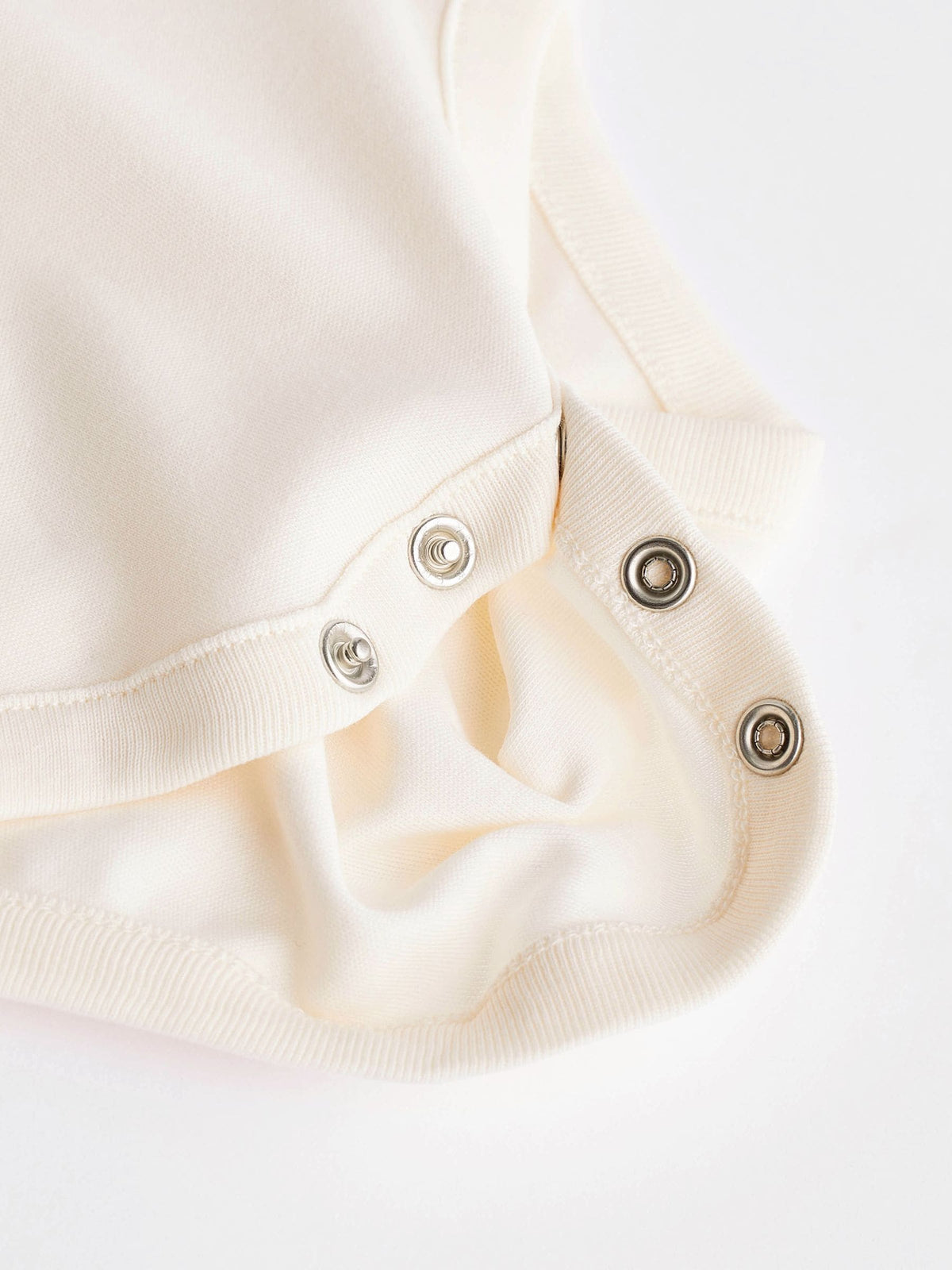 Cream Essential Baby Long Sleeve Bodysuits 5 Pack