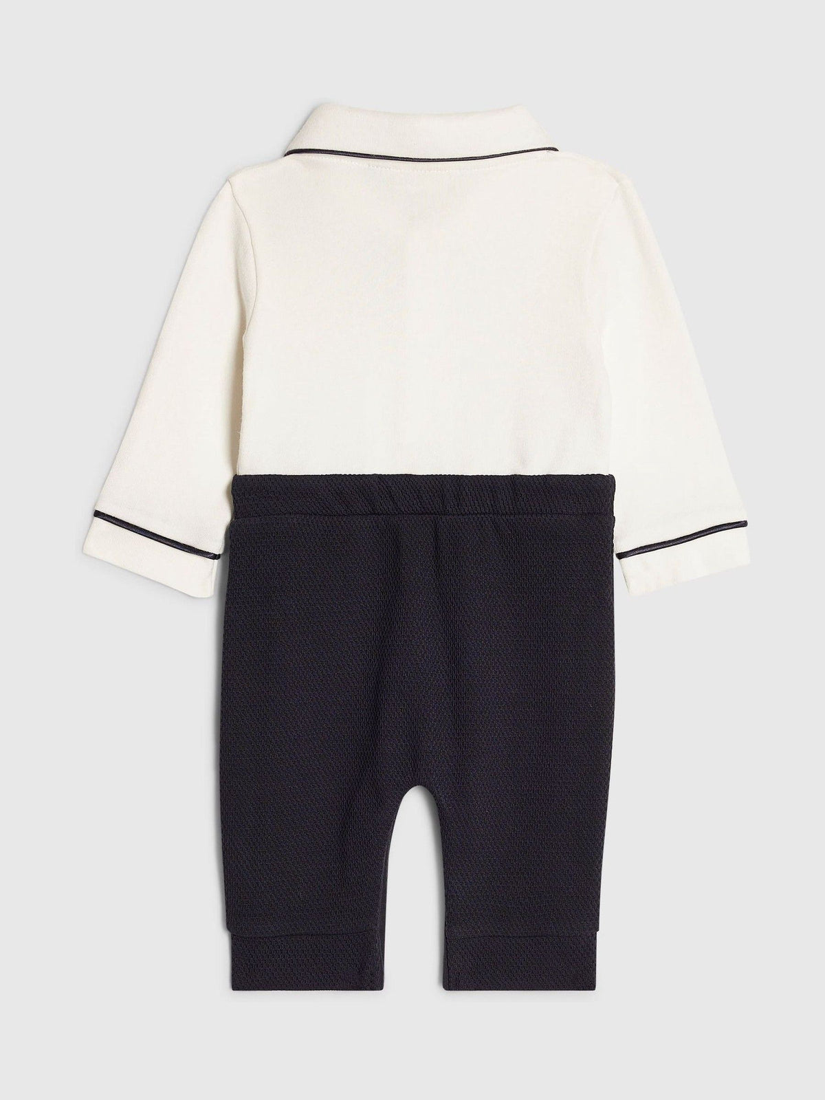 River Island Blue Sailor Tie Bear Bodysuit & Legging Set