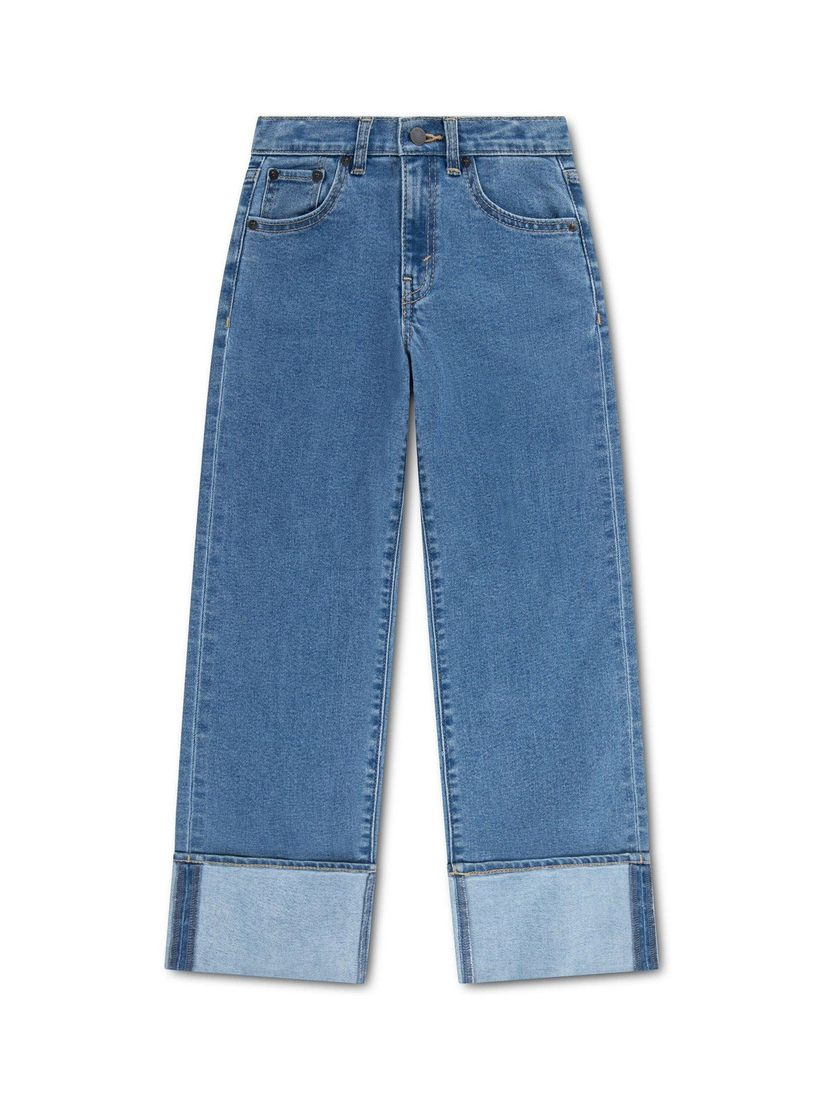 Levi's® Wide Leg Roll Up Cuff Jeans