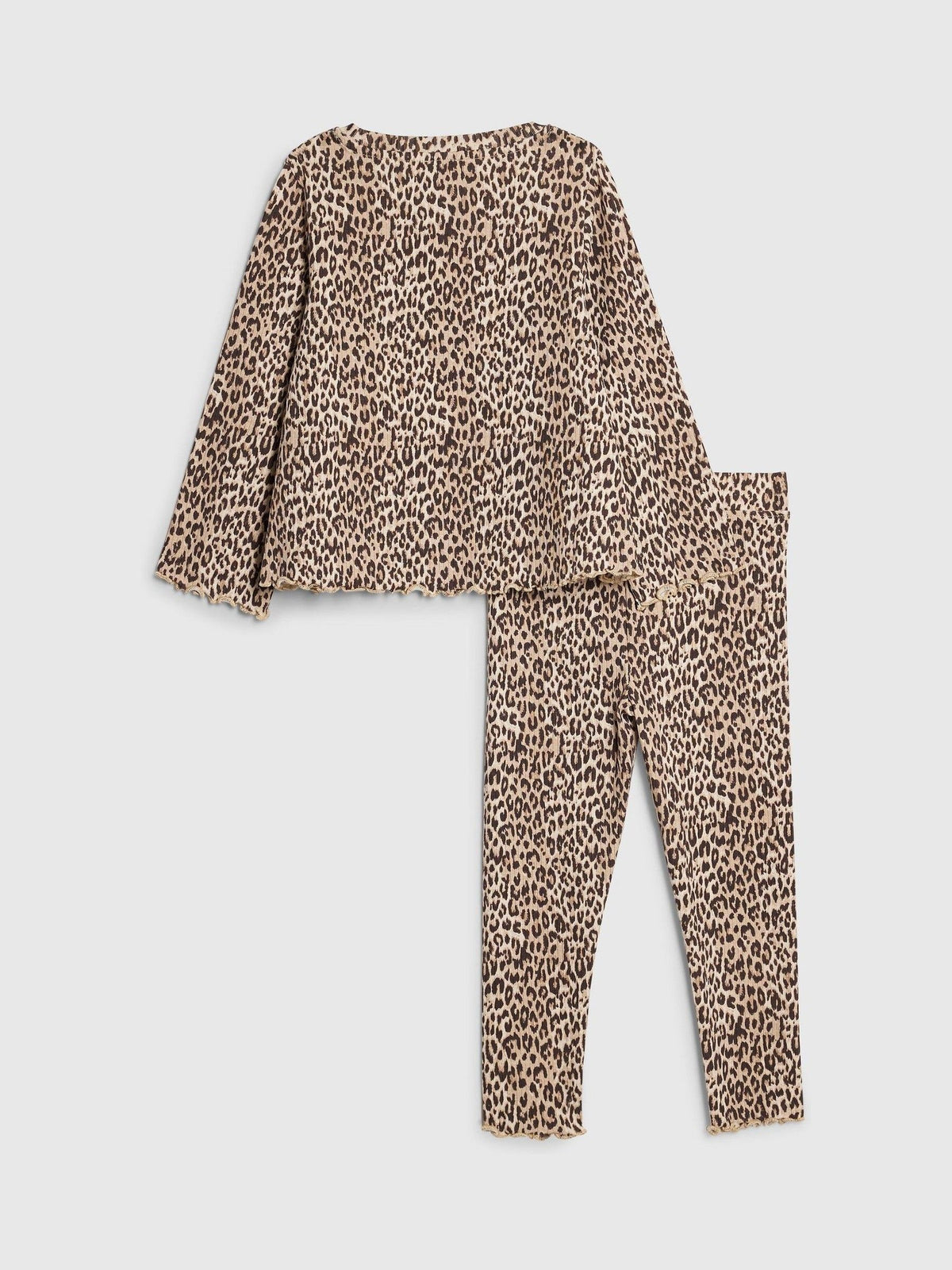 River Island Brown Leopard Cardigan & Leggings Set