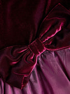 Monsoon Purple Maisie Velvet Bubble Hem Party Dress