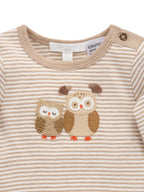Purebaby Brown Longsleeve Bodysuit & Legging Set
