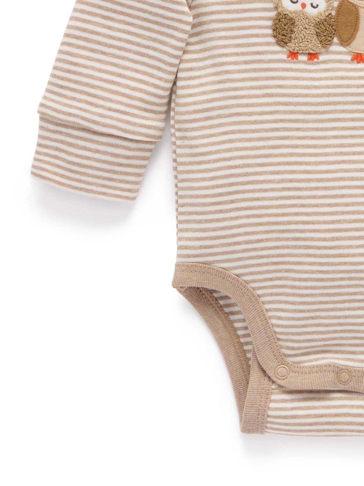 Purebaby Brown Longsleeve Bodysuit & Legging Set
