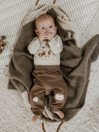 Purebaby Brown Longsleeve Bodysuit & Legging Set