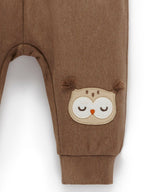 Purebaby Brown Longsleeve Bodysuit & Legging Set