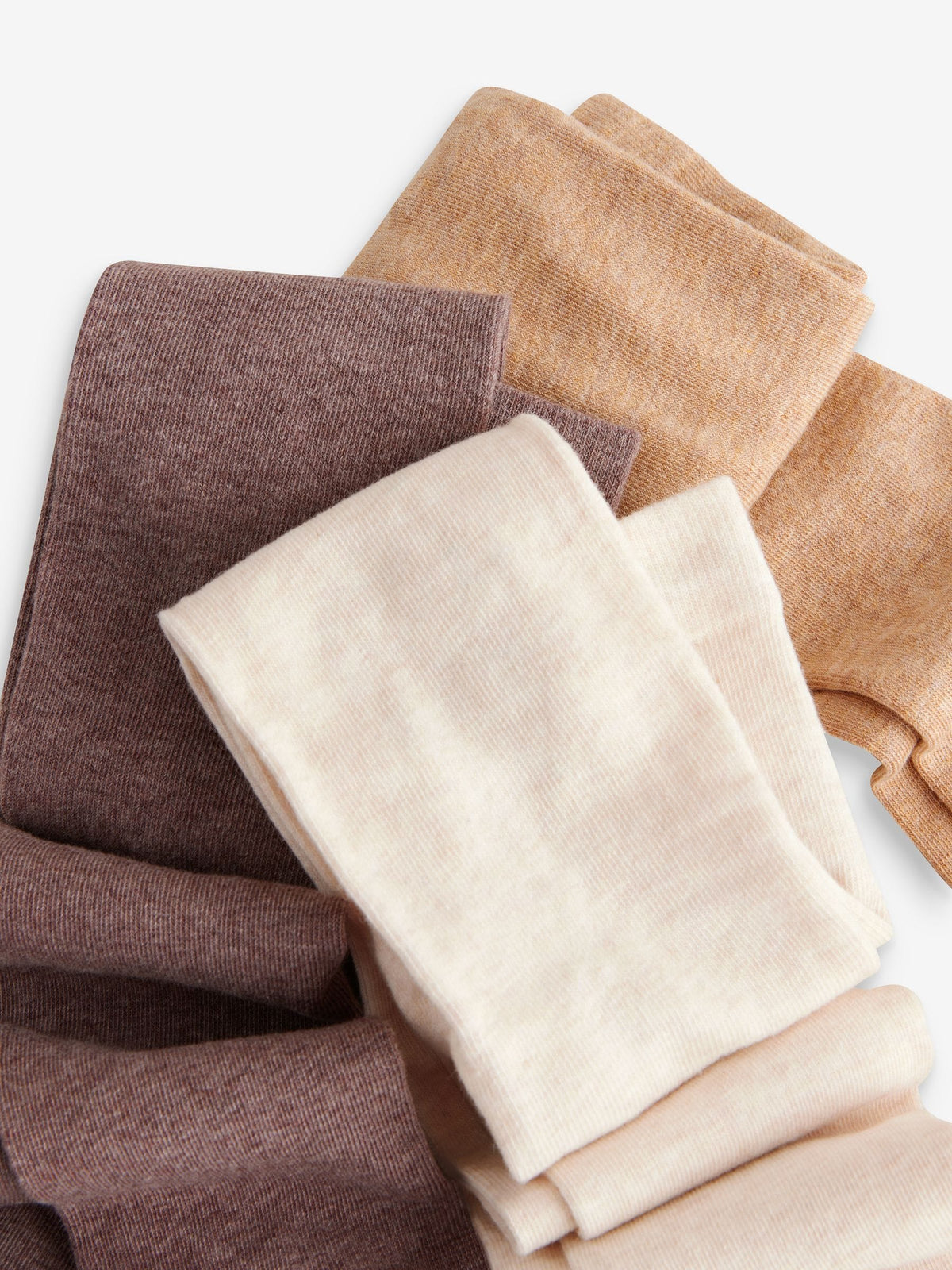 Cream/Neutral Cotton Rich Tights 3 Pack