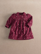 Mamas & Papas Red Embroidered Double Breasted Dress