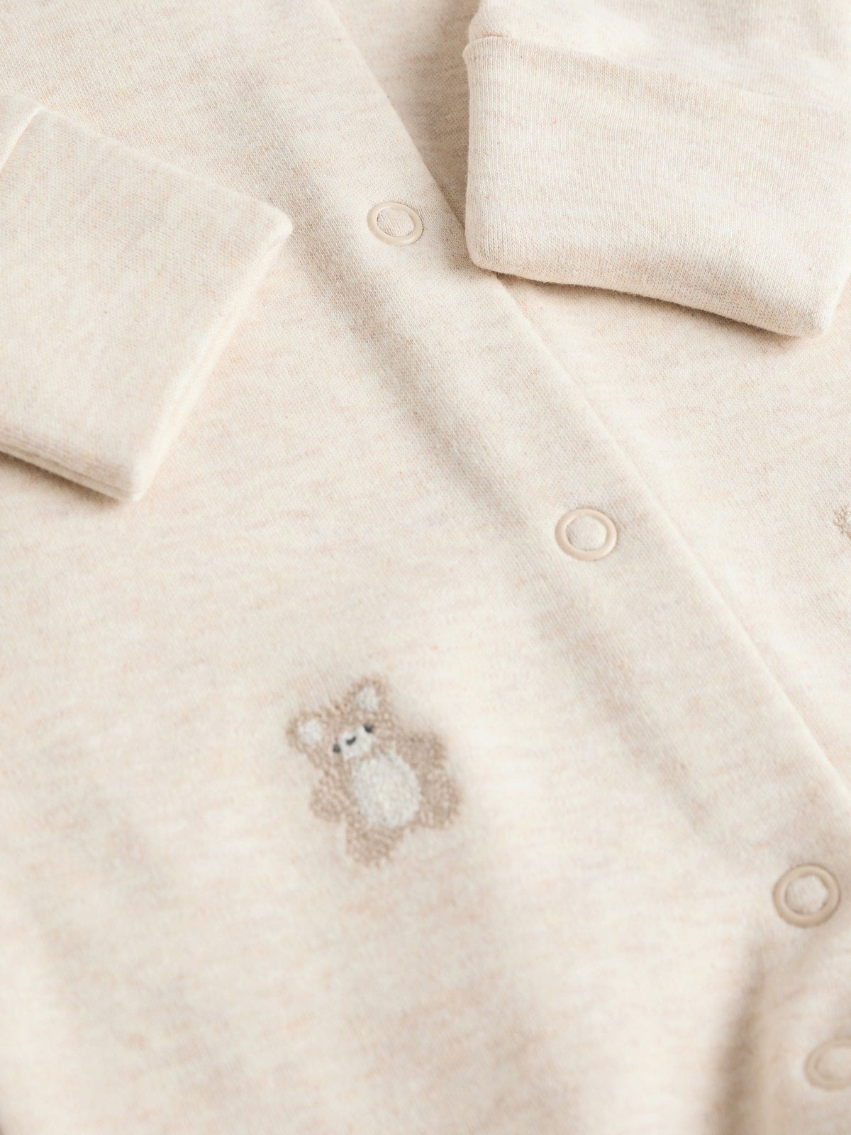 Neutral Collar Baby Sleepsuits 3 Pack (0-2yrs)