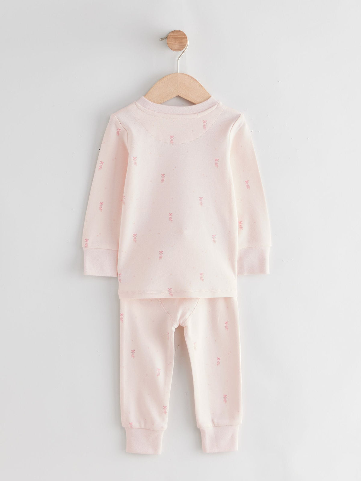Pink/Cream Ballerina Snuggle Pyjamas 3 Pack (9mths-12yrs)