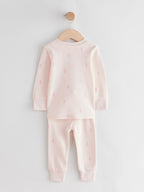 Pink/Cream Ballerina Snuggle Pyjamas 3 Pack (9mths-12yrs)