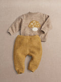 Mamas & Papas Brown Toadstool Knitted Top & Bottoms Set