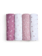 Aden + Anais White Muslin Blanket 4 Pack