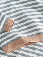 Mamas & Papas Blue Stripe Knitted Jumper & Bottoms Set