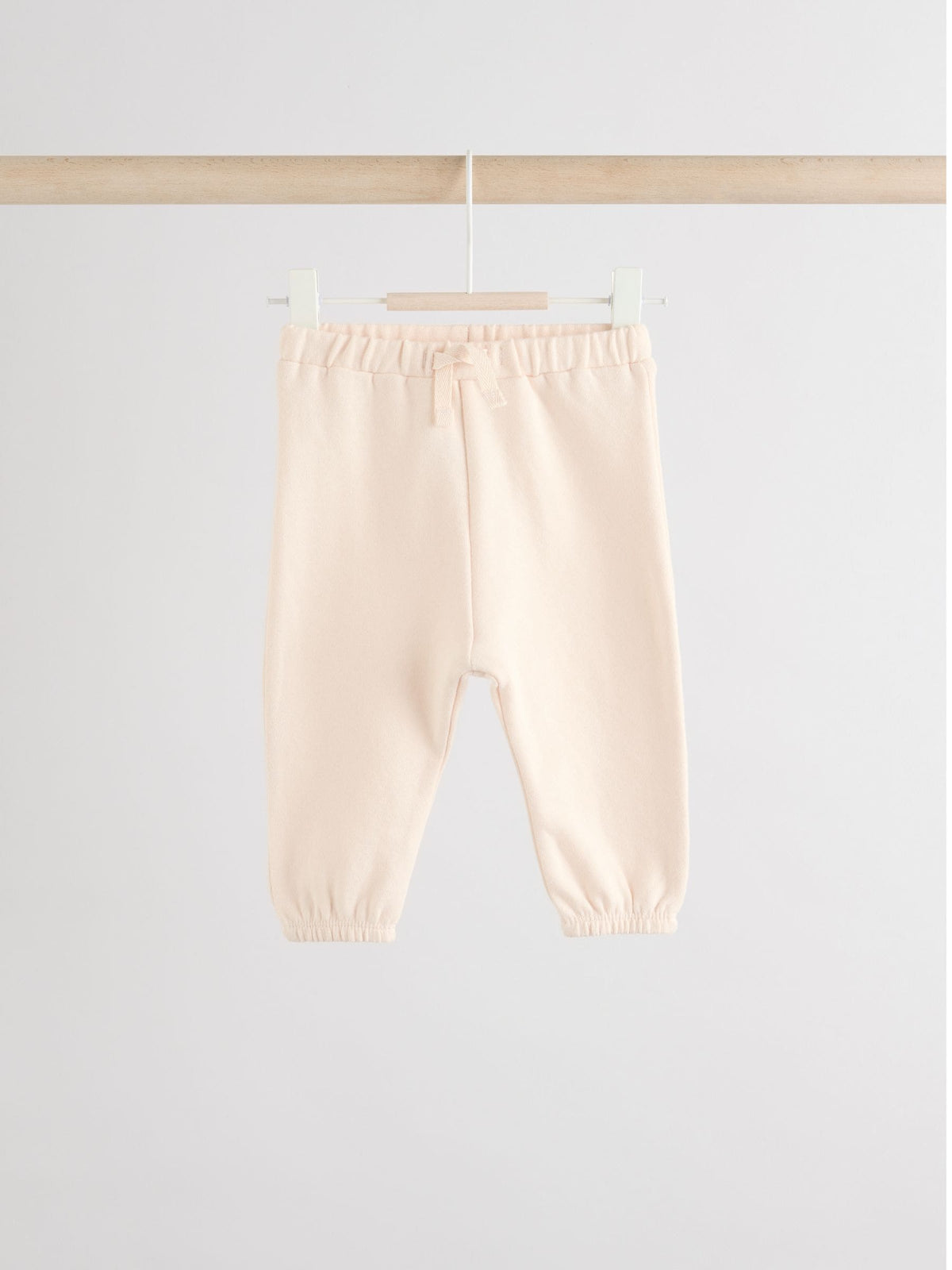 Cream/Pink Baby Sweatshirt & Joggers 6 Piece Set (0mths-2yrs)