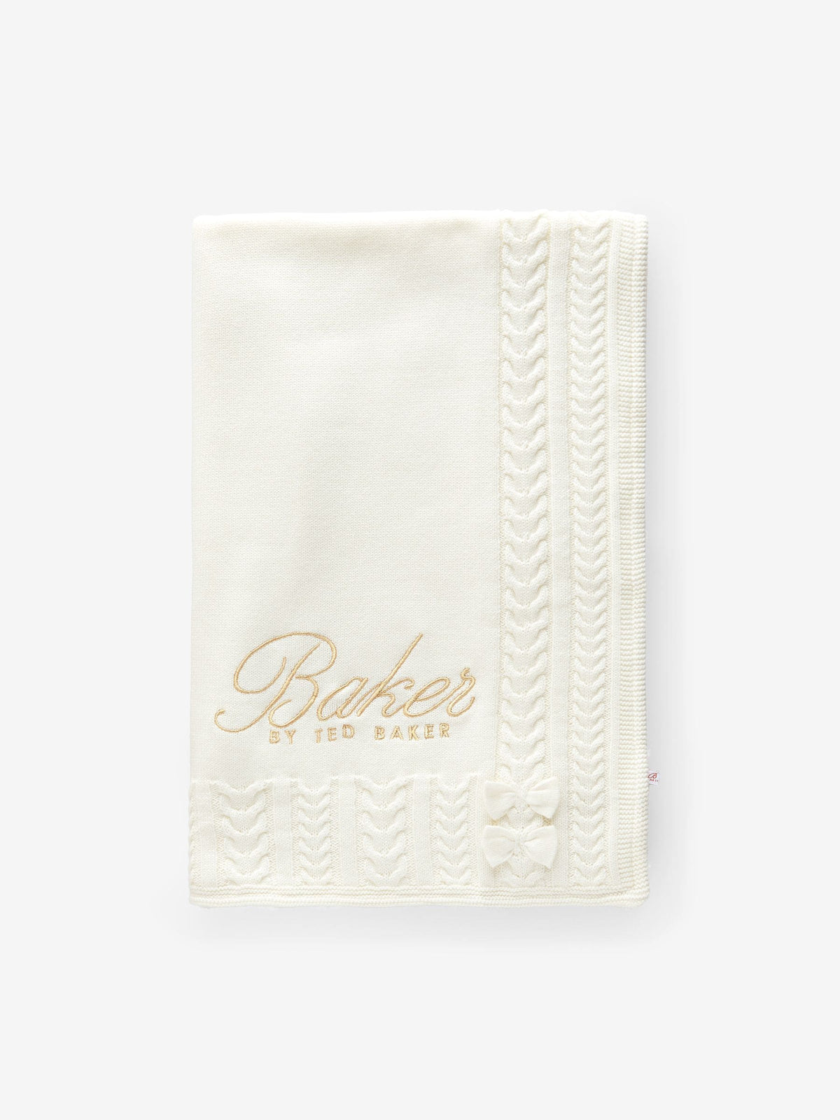 Baker by Ted Baker Cable Knit Fleece Blanket