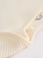 Cream Baby Short Sleeve Bodysuits 5 Pack