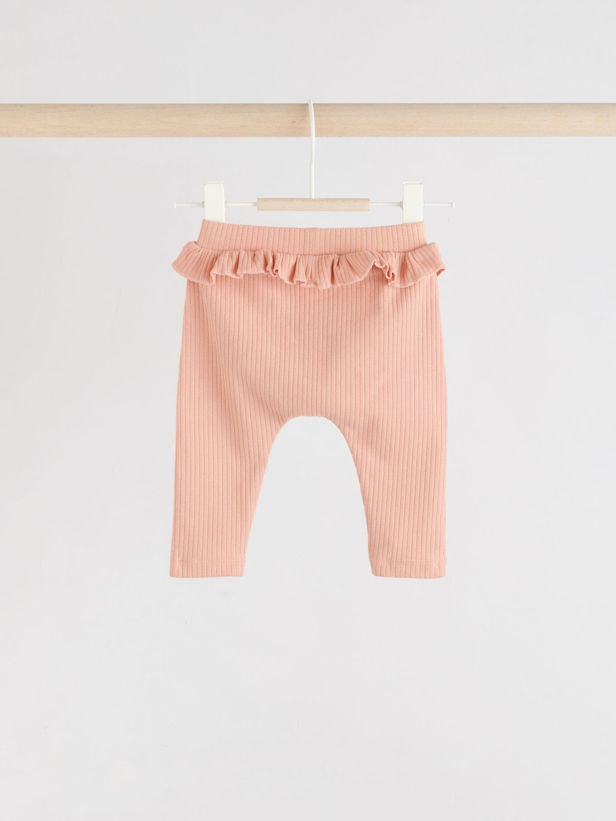 Sage Green/Coral/Ditsy Baby Leggings 4 Pack (0mths-2yrs)