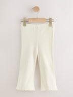 Animal Print Ribbed Flare Leggings 5 Pack (3mths-7yrs)
