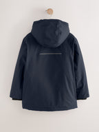 Navy Waterproof Parka Coat (3-17yrs)