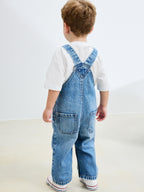 Mid Blue Dungarees (3mths-7yrs)