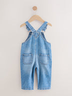 Mid Blue Dungarees (3mths-7yrs)