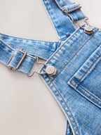 Mid Blue Dungarees (3mths-7yrs)