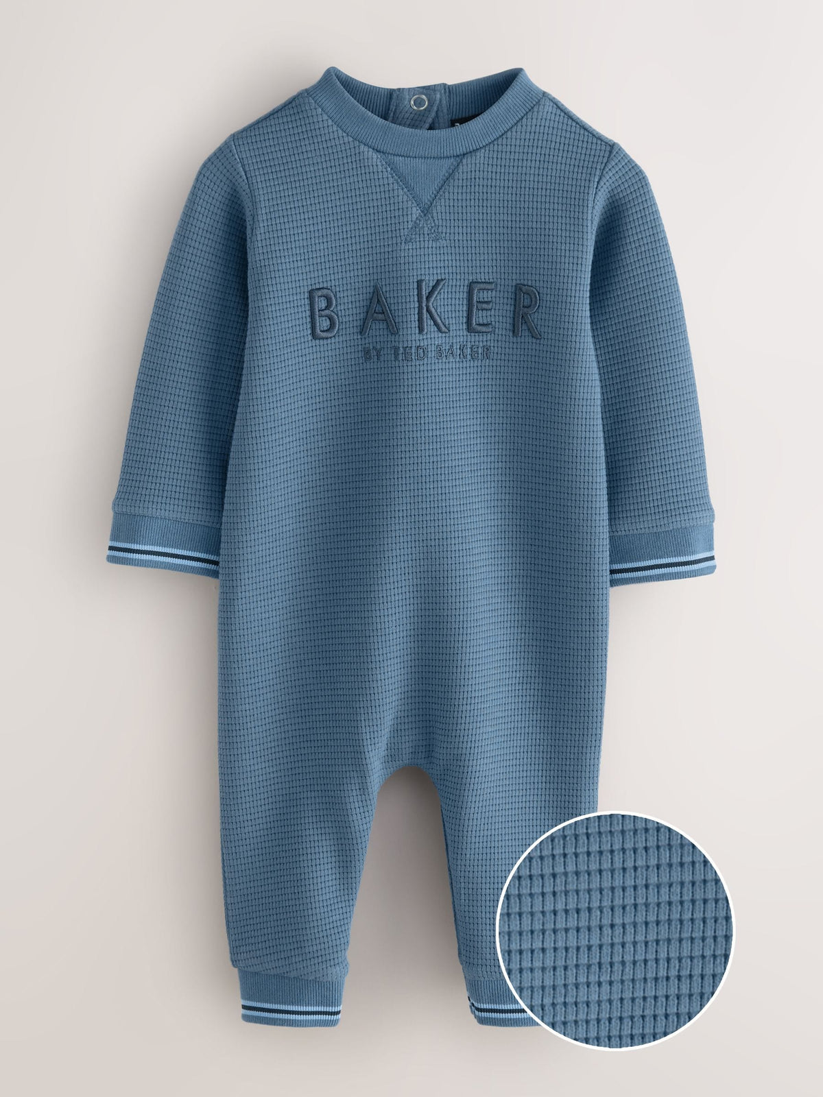 Baker by Ted Baker Textured Long Sleeve Romper